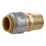 SharkBite UR120A 1/2 in. x 1/2 in. Push-to-Connect x MNPT Brass Adapter Fitting