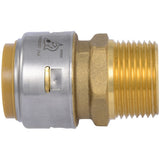 SharkBite UR140A 1 in. x 1 in. Max Push-to-Connect x MNPT Brass Adapter Fitting - 2