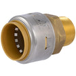 SharkBite UR142A 1 in. x 3/4 in. Max Push-to-Connect Male NPT Reducing Adapter Lead Free