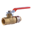 SharkBite UR22182 Half Inch x Half Inch FNPT Push to Connect Quarter Turn Ball Valve