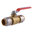 SharkBite UR22185 3/4 in. x 3/4 in. Max Push-to-Connect Quarter-Turn Ball Valve