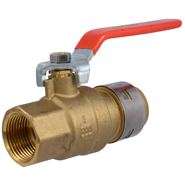 SharkBite UR22187 1 in. Max Push to Connect x 1 in. FNPT Quarter Turn Ball Valve