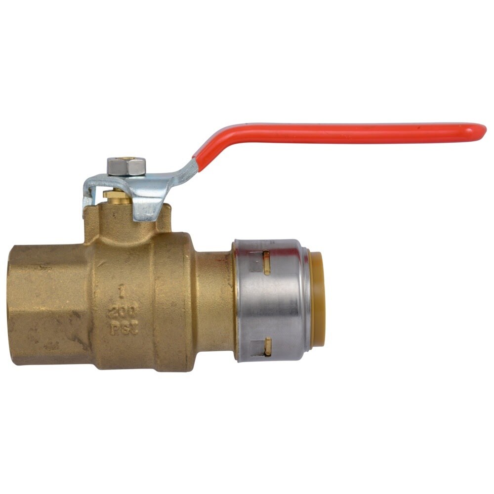 SharkBite UR22187 1 in. Max Push to Connect x 1 in. FNPT Quarter Turn Ball Valve - 2