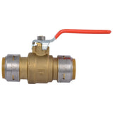 SharkBite UR22223 Max 1 in. x 1 in. Push to Connect Brass Quarter Turn Ball Valve - 2
