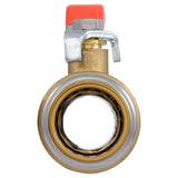 SharkBite UR22223 Max 1 in. x 1 in. Push to Connect Brass Quarter Turn Ball Valve - 3