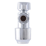 SharkBite UR23036 1/2 in. Push-to-Connect x 3/8 in. OD Compression Quarter Turn Angle Stop Valve - 3