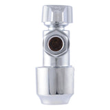 SharkBite UR23036 1/2 in. Push-to-Connect x 3/8 in. OD Compression Quarter Turn Angle Stop Valve - 3