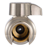 SharkBite UR23037BN 1/2 in. Push-to-Connect x 3/8 in. Compression Brushed Nickel Straight Stop Valve - 3