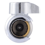 SharkBite UR23037 1/2 in. Push to Connect x 3/8 in. Compression Quarter Turn Straight Stop Valve - 3