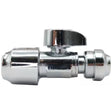 SharkBite UR23049 1/2 in Push-to-Connect x 1/4 in 3/8 in OD Compression Straight Stop Valve