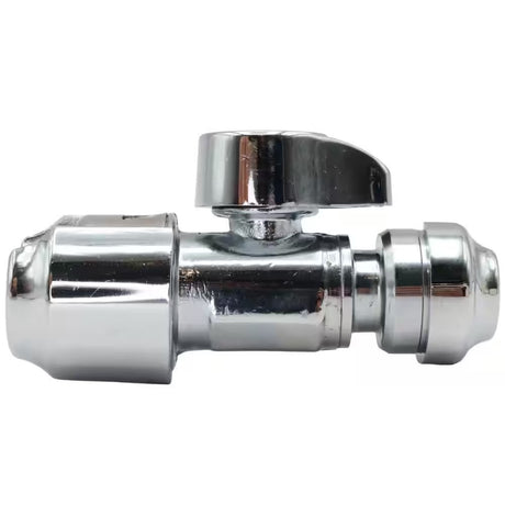 SharkBite UR23049 1/2 in Push-to-Connect x 1/4 in 3/8 in OD Compression Straight Stop Valve