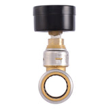 SharkBite UR24438 3/4 in. Lead-Free Push-to-Connect Pressure Gauge Assembly with Max Tee - 3