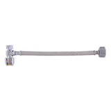 SharkBite UR24656 1/2 in. x 7/8 in. x 12 in. Max Braided Toilet Connector with Angle Stop Valve - 2
