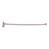 SharkBite UR24657 1/2 in. x 1/2 in. NPSM 20 in. Braided Faucet Connector with Angle Stop - 2