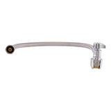 SharkBite UR24657 1/2 in. x 1/2 in. NPSM 20 in. Braided Faucet Connector with Angle Stop - 3