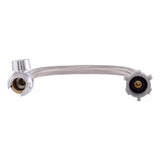 SharkBite UR24686 1/2 in x 7/8 in Ballcock x 16 in Braided Toilet Connector with Straight Stop Valve - 3