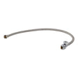 SharkBite UR24687 1/2 in. x 1/2 in. NPSM 30 in. Stainless Steel Braided Faucet Connector with Straight Stop Valve