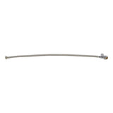 SharkBite UR24687 1/2 in. x 1/2 in. NPSM 30 in. Stainless Steel Braided Faucet Connector with Straight Stop Valve - 2
