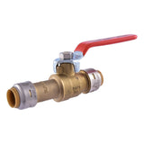 SharkBite UR24735 1/2 in x 1/2 in Push to Connect Max Slip Ball Valve