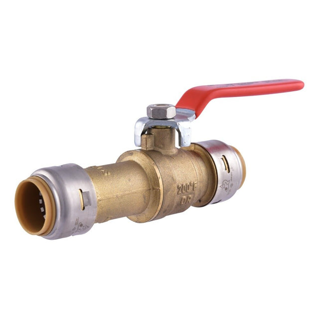 SharkBite UR24736 3/4 in. x 3/4 in. Max Push-to-Connect Slip Quarter-Turn Ball Valve