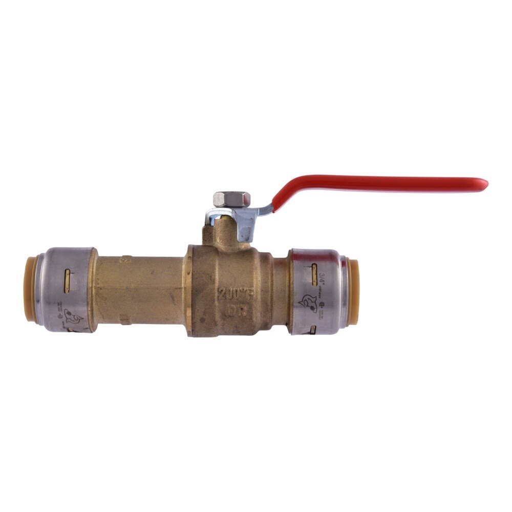 SharkBite UR24736 3/4 in. x 3/4 in. Max Push-to-Connect Slip Quarter-Turn Ball Valve - 2