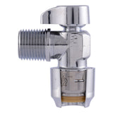 SharkBite UR24946 1/2 in. Push-to-Connect x 1/2 in. MIP Quarter-Turn Angle Stop Valve - 2