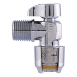 SharkBite UR24946 1/2 in. Push-to-Connect x 1/2 in. MIP Quarter-Turn Angle Stop Valve - 2