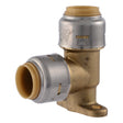 SharkBite UR249A 1/2 in x 1/2 in Push-to-Connect Brass 90 Degree Drop Ear Elbow Fitting