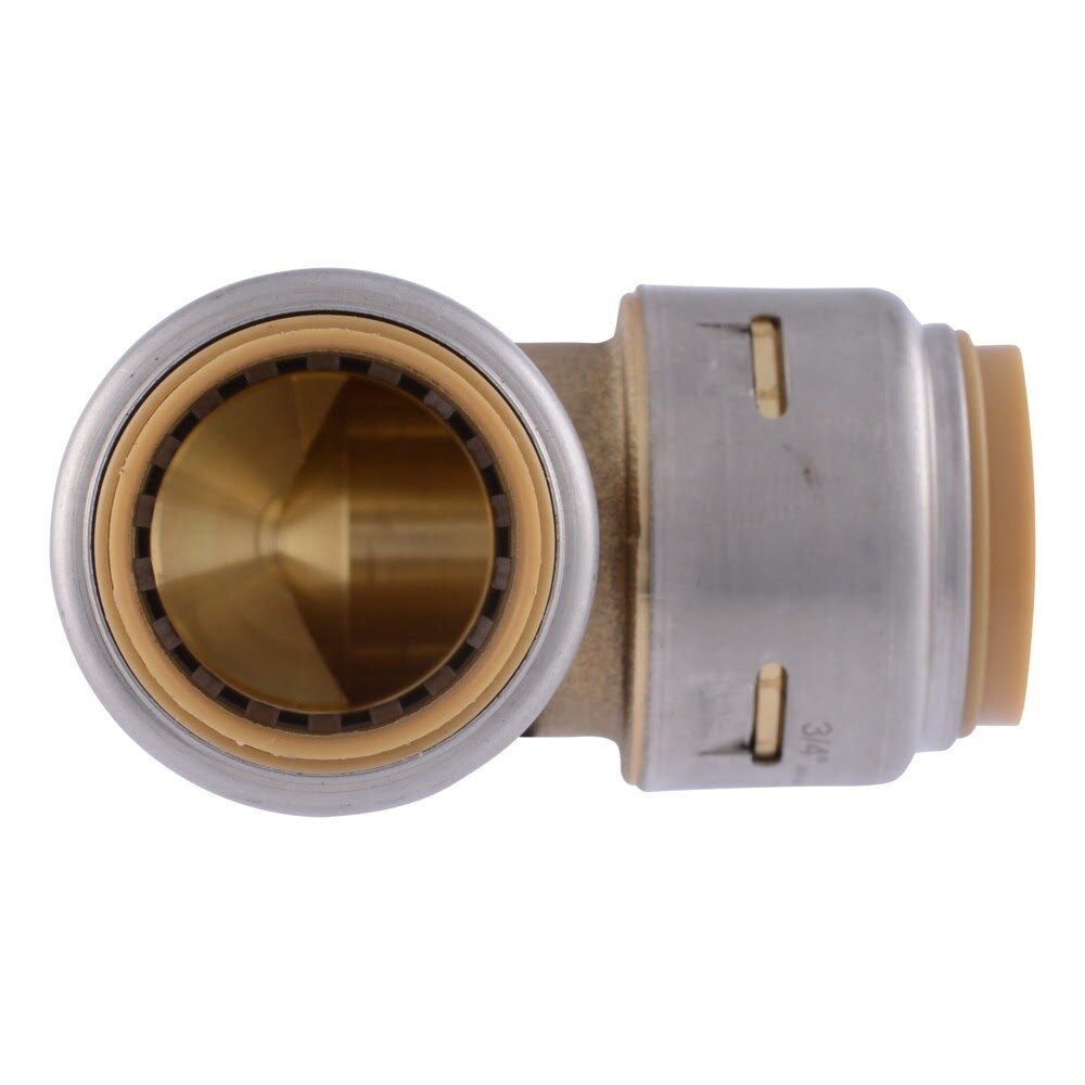 SharkBite UR256A 3/4 in. x 3/4 in. Max Push-to-Connect Brass 90 Degree Elbow Fitting - 3