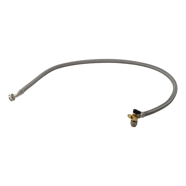 SharkBite UR26004 1/2 in. x 3/4 in. FHT 5 ft. Washer Connector with Angle Stop Valve (2 Pack)