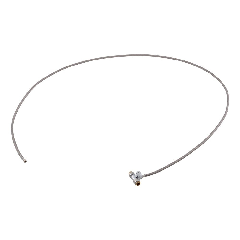 SharkBite UR26038 Max Ice Maker Connector with Tee Stop Valve 1/2 in x 1/4 in Comp 10 ft