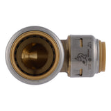 SharkBite UR274A 3/4 in. x 1/2 in. Brass Push to Connect 90 Degree Reducing Elbow Fitting - 3