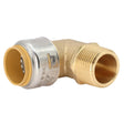 SharkBite UR286A 3/4 in. x 3/4 in. Max Push to Connect Brass Male NPT 90 Degree Adapter Elbow