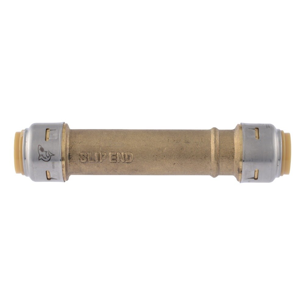 SharkBite UR3008A 1/2 in. x 1/2 in. Max Push-to-Connect Brass Slip Coupling Fitting - 2