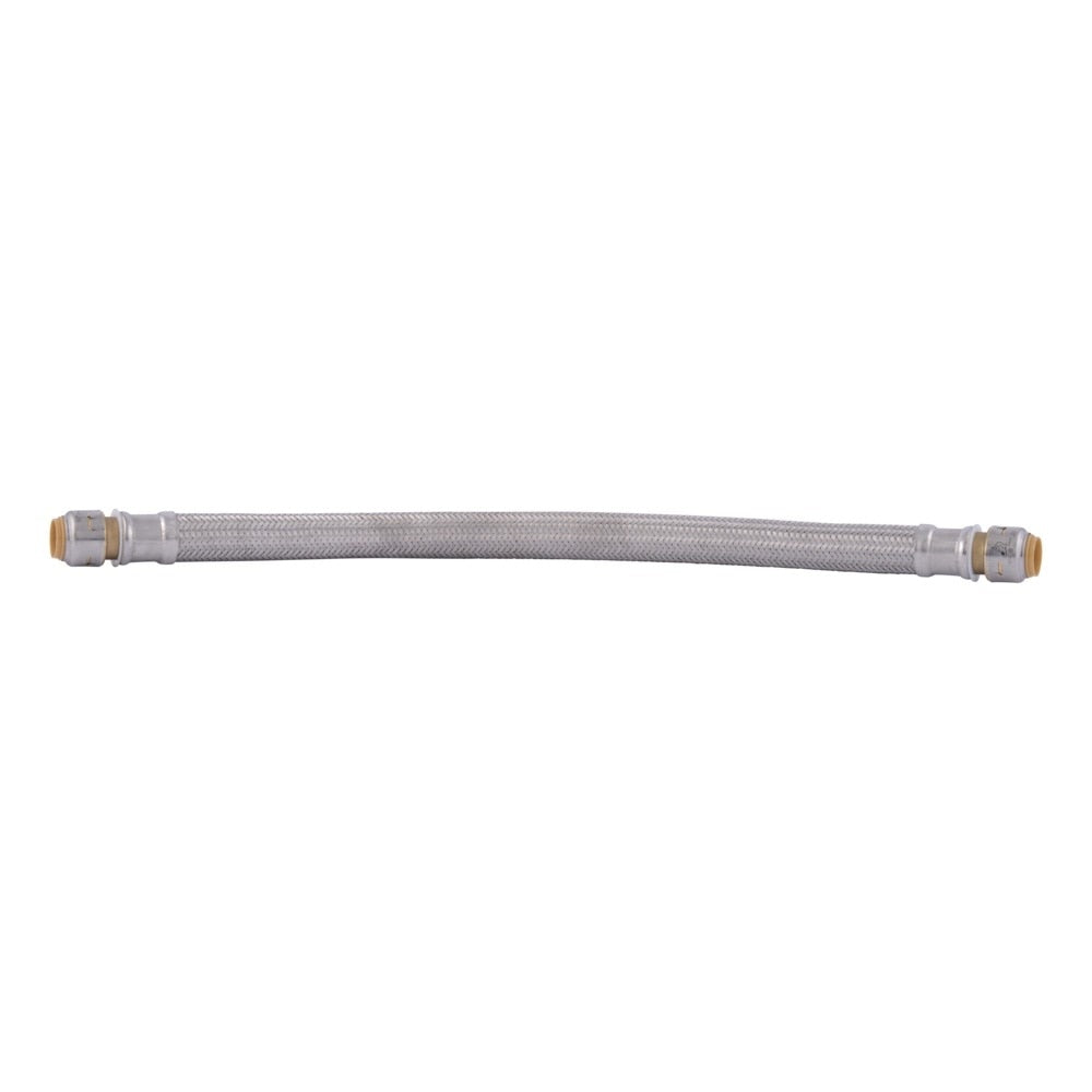 SharkBite UR3008FX18 1/2 in x 1/2 in x 18 in Stainless Steel Braided Push to Connect Repair Hose - 2