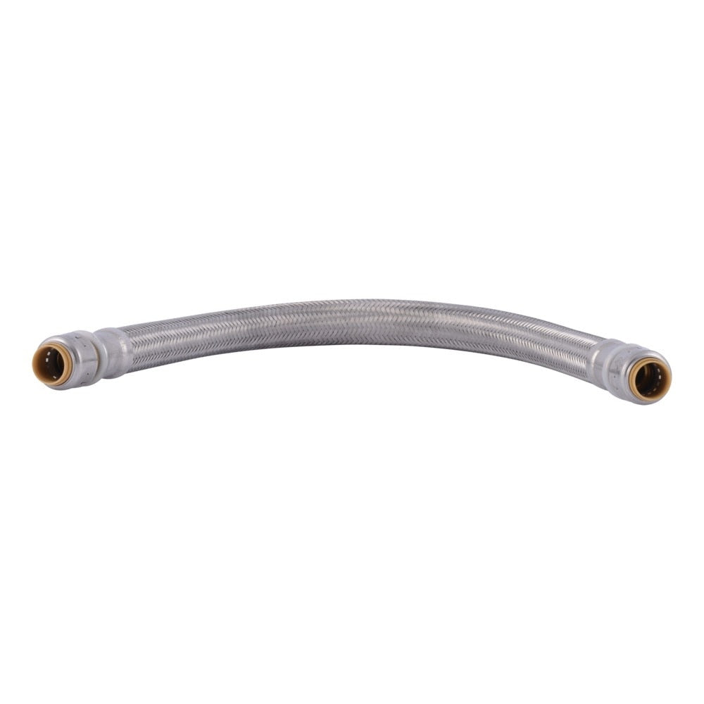 SharkBite UR3008FX18 1/2 in x 1/2 in x 18 in Stainless Steel Braided Push to Connect Repair Hose - 3