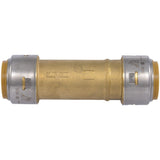 SharkBite UR3020A 1 in x 1 in Max Push to Connect Brass Slip Coupling - 2