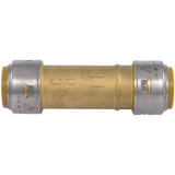 SharkBite UR3020A 1 in x 1 in Max Push to Connect Brass Slip Coupling - 2