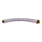 SharkBite UR3068FX15 1/2 in x 3/4 in FIP 15 in Stainless Steel Braided Water Heater Connector - 3