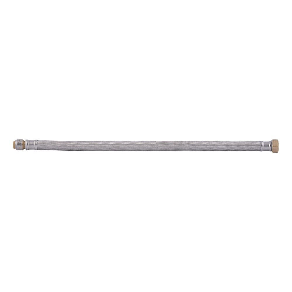 SharkBite UR3068FX24 1/2 in x 3/4 in FIP x 24 in Stainless Steel Braided Water Heater Connector - 2
