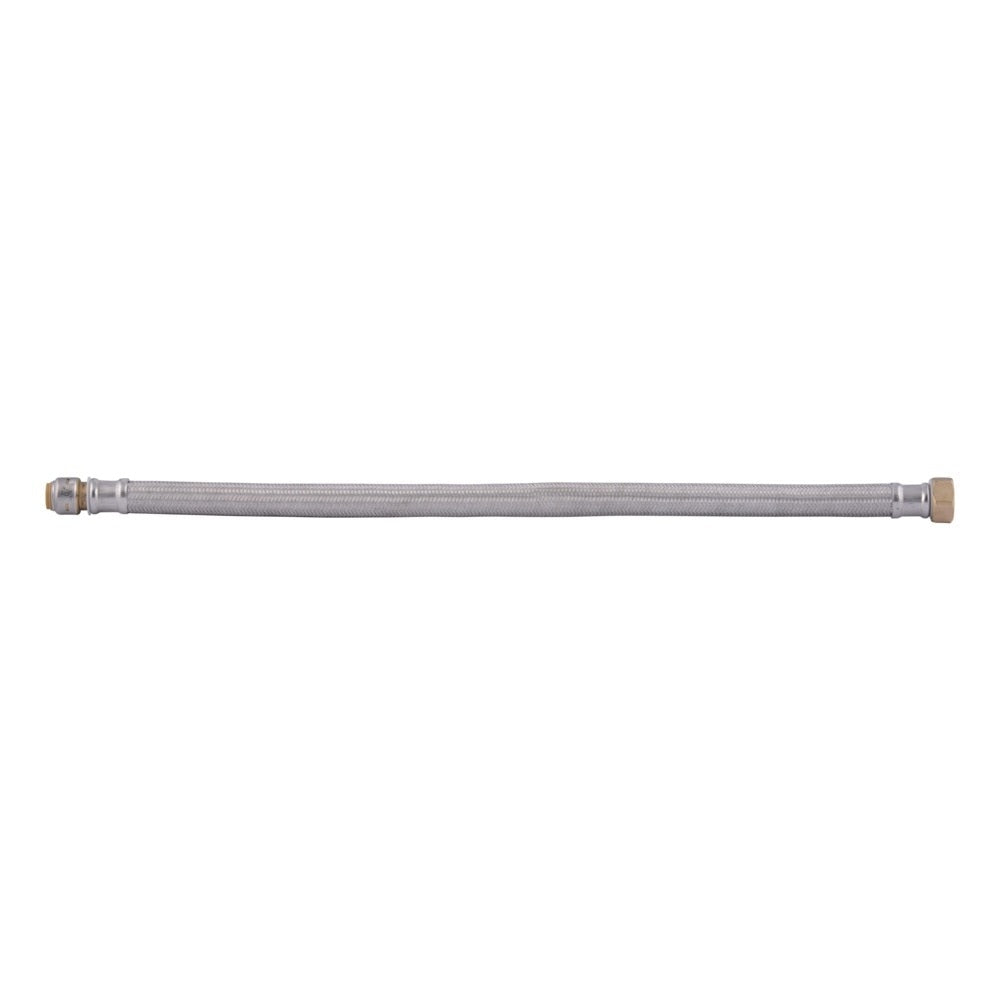 SharkBite UR3068FX24 1/2 in x 3/4 in FIP x 24 in Stainless Steel Braided Water Heater Connector - 2