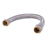 SharkBite UR3088FX15 3/4 in. Push-to-Connect x 3/4 in. FIP x 15 in. Braided Stainless Steel Water Heater Connector