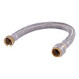 SharkBite UR3088FX18 3/4 in x 3/4 in FIP x 18 in Braided Stainless Steel Water Heater Connector