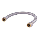SharkBite UR3088FX24 3/4 in. Push-to-Connect x 3/4 in. FIP x 24 in. Braided Water Heater Connector