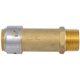 SharkBite UR3140A 1 in. x 1 in. Push-to-Connect x MIP Brass Slip Adapter Fitting - 2
