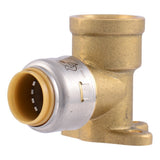 SharkBite UR334A 1/2 in. x 1/2 in. Push-to-Connect x FNPT Brass 90 Degree Drop Ear Elbow