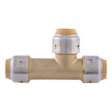 SharkBite UR3362A 1/2 in x 1/2 in x 1/2 in Max Push to Connect Brass Slip Tee Fitting - 2