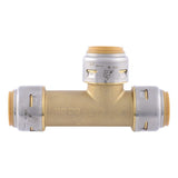 SharkBite UR3370A 3/4 in. x 3/4 in. x 3/4 in. Max Push-to-Connect Brass Slip Tee Fitting - 2