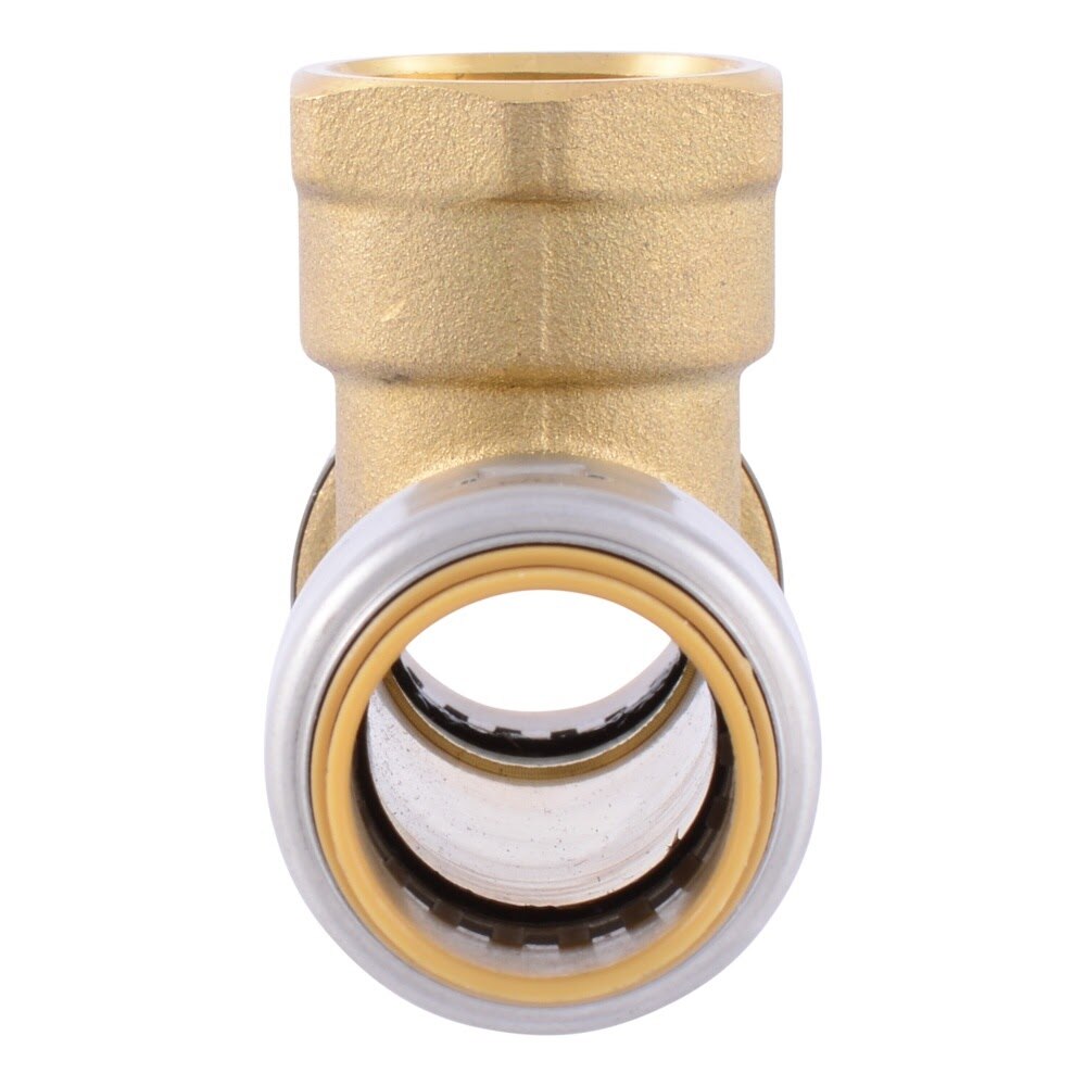 SharkBite UR3486A 3/4 in. x 3/4 in. x 3/4 in. Max Push Female Center Slip Tee FNPT - 3