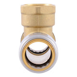 SharkBite UR3486A 3/4 in. x 3/4 in. x 3/4 in. Max Push Female Center Slip Tee FNPT - 3